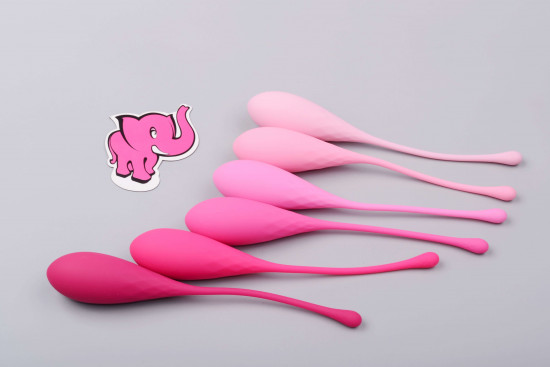 Sada vaginálnych činiek Deluxe Petite Kegel Balls