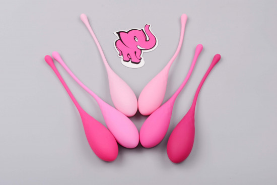 Sada vaginálnych činiek Deluxe Petite Kegel Balls