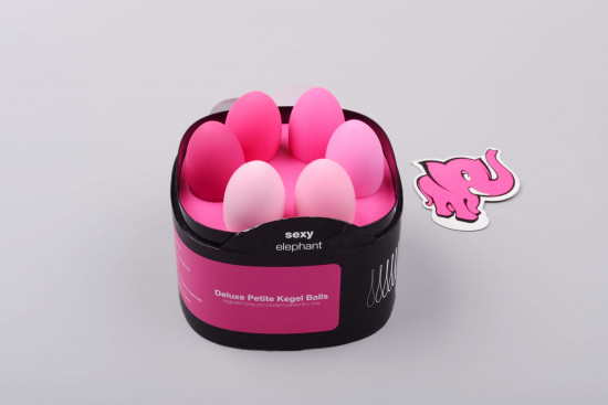 Sada vaginálnych činiek Deluxe Petite Kegel Balls