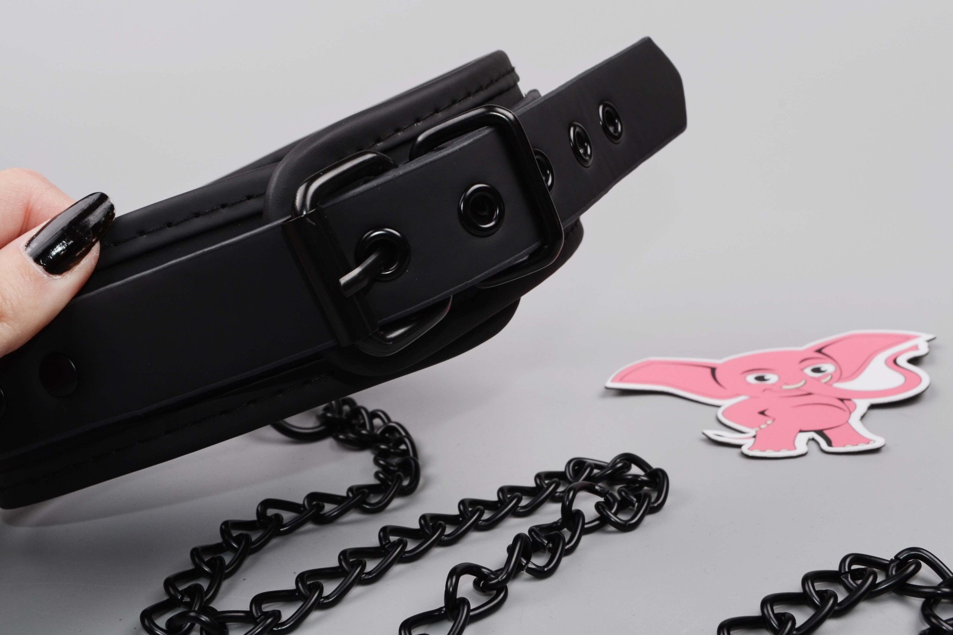 BDSM sada Midnight Temptations, obojok s vodítkom