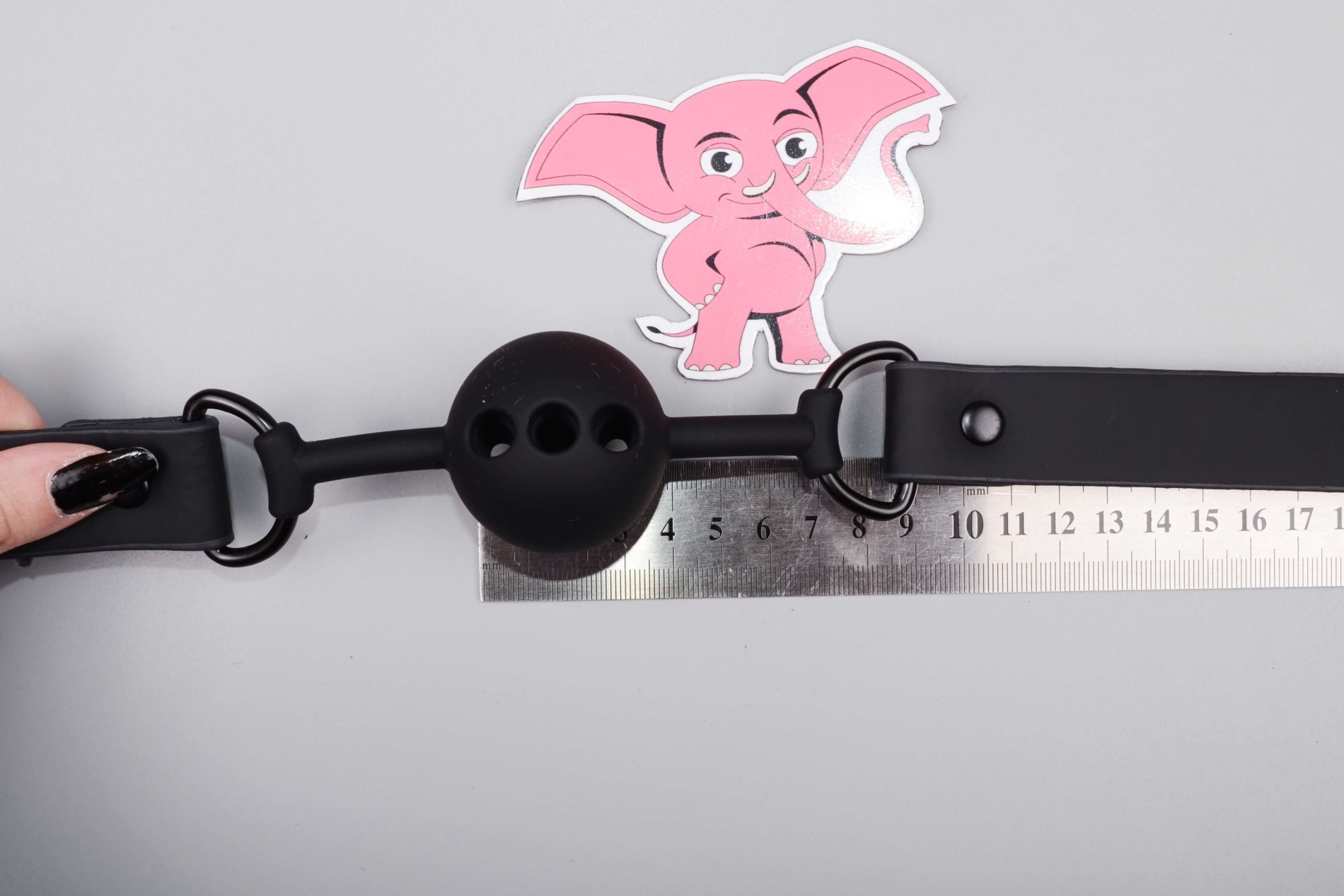 BDSM sada Midnight Temptations, rozmery