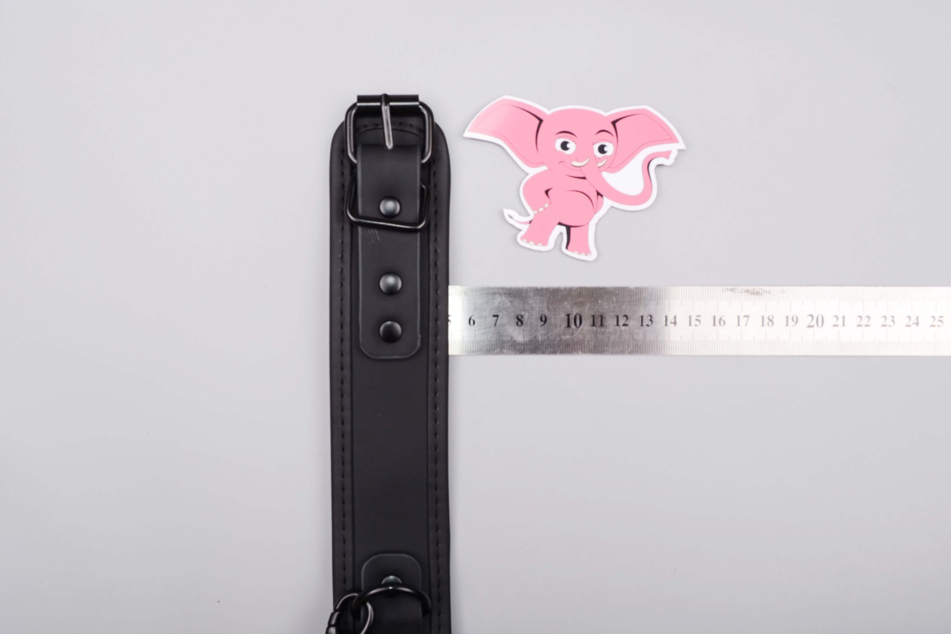 BDSM sada Midnight Temptations, rozmery