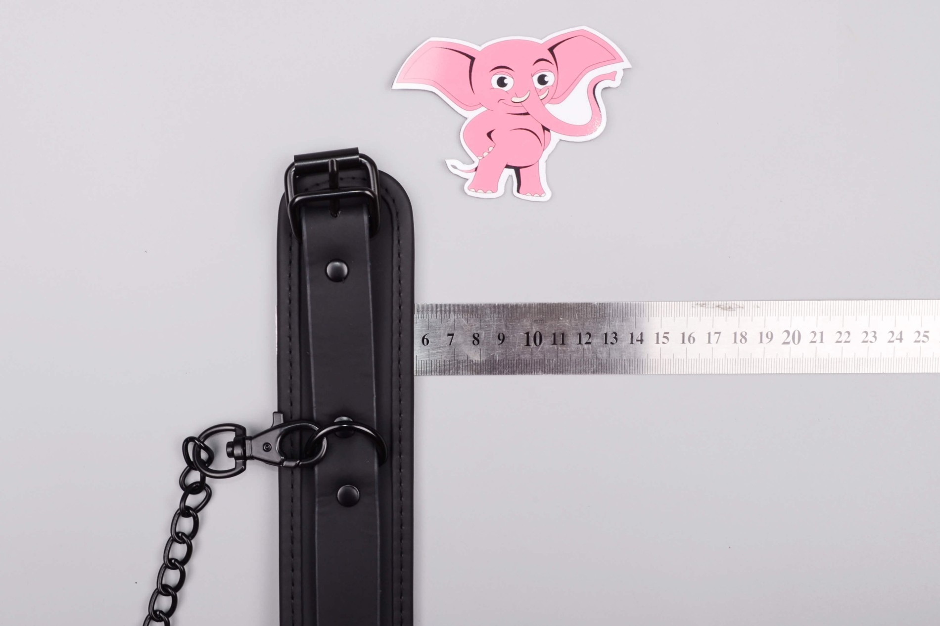 BDSM sada Midnight Temptations, rozmery