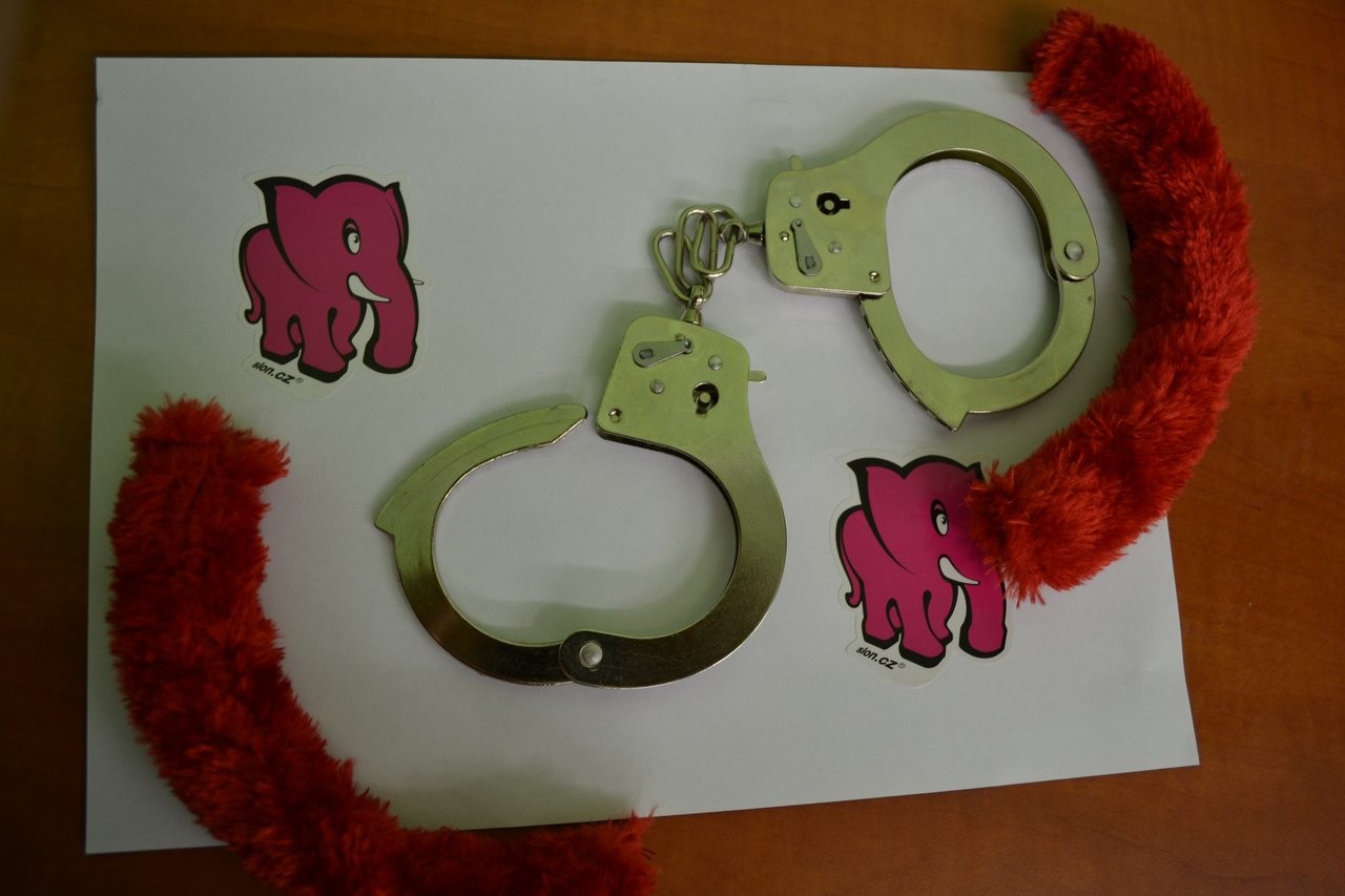 Kvalitné putá na ruky s plyšom - starší model