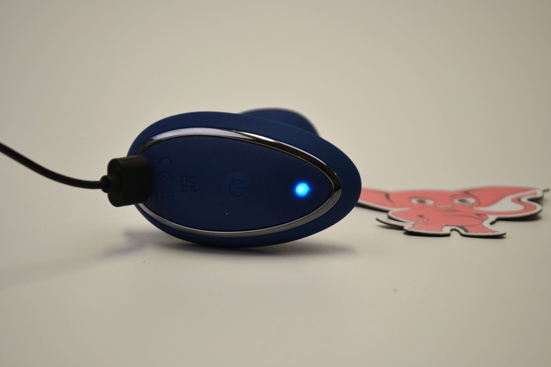 Análny kolík na masáž prostaty Rapture P s diaľkovým ovládaním (11 cm) + darček Análny gél 15 ml