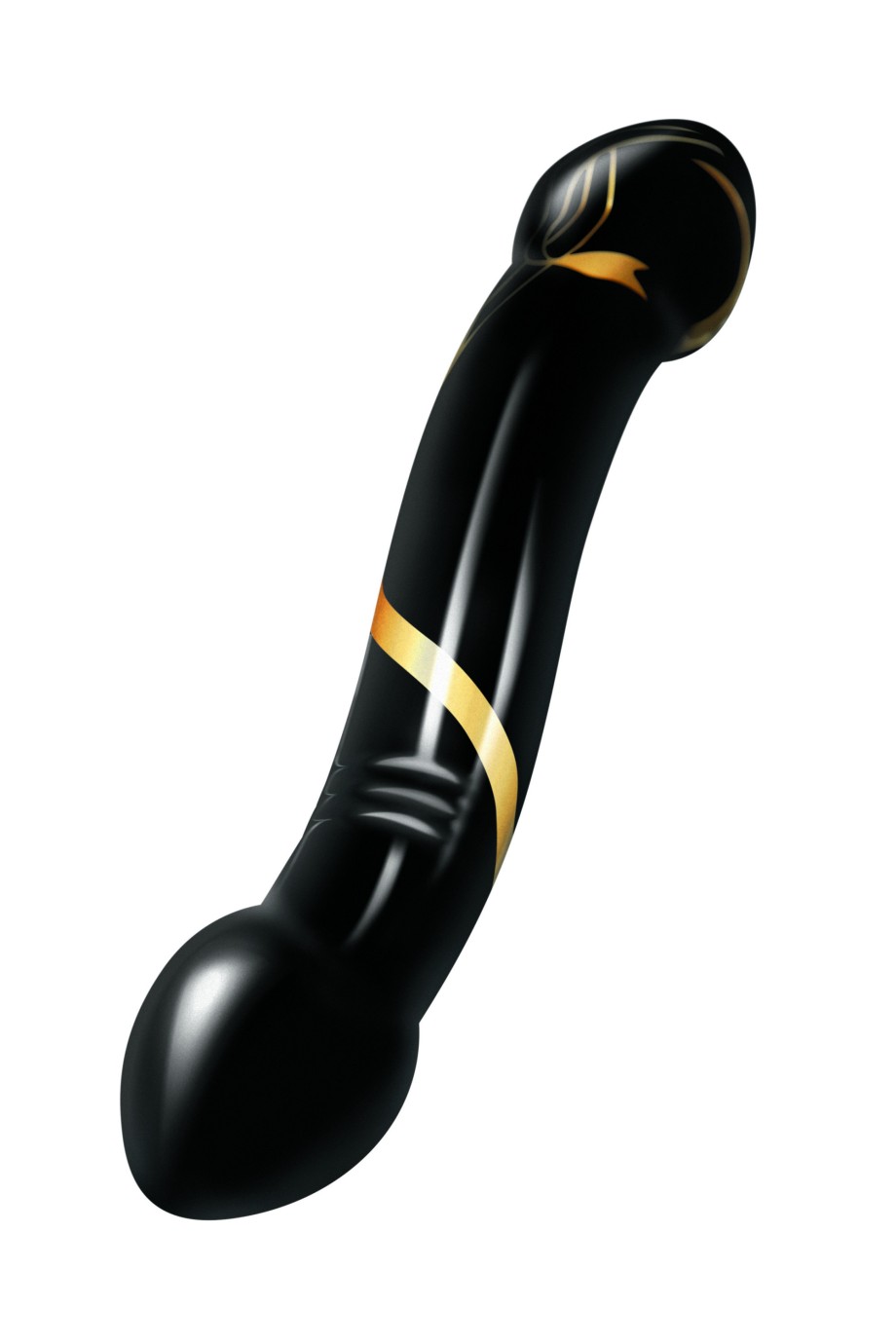 Sklenené dildo Handblow Double Ended (19 cm)