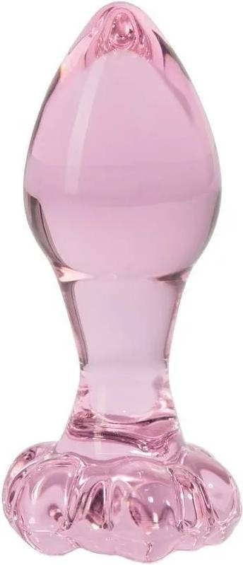 Análny kolík Flower Glass Plug (9 cm)