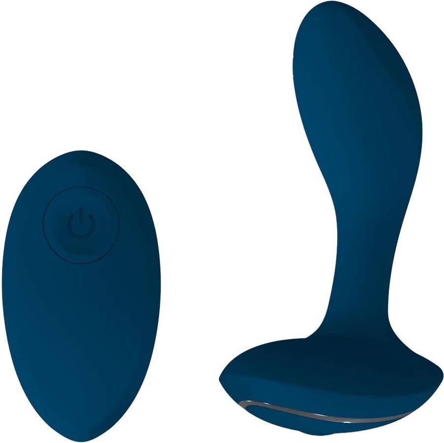 Análny kolík na masáž prostaty Rapture P s diaľkovým ovládaním (11 cm) + darček Análny gél 15 ml