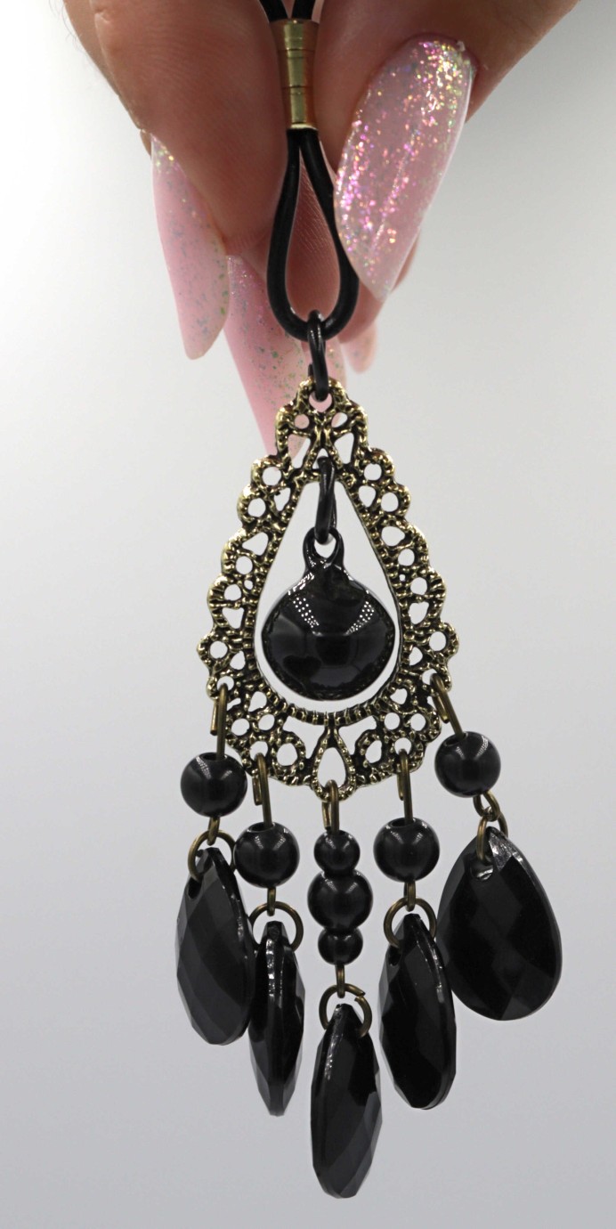 Svorky na bradavky Black Jewel
