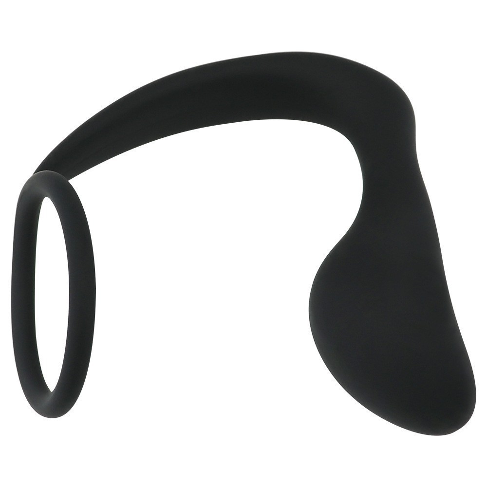 Análny kolík s erekčným krúžkom Ring & Plug (9,7 cm)