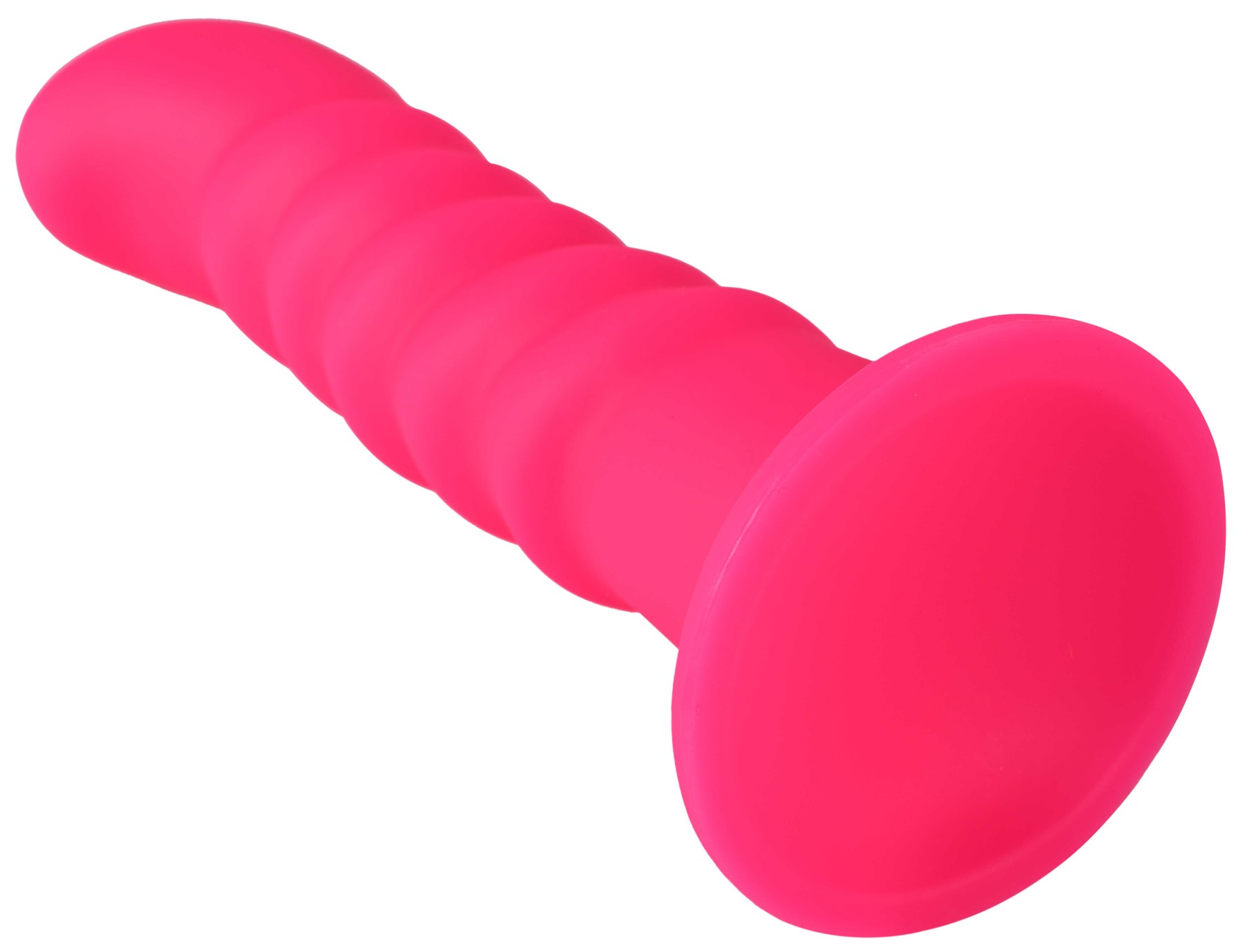 Silikónové dildo s prísavkou Hot Pink (18 cm)