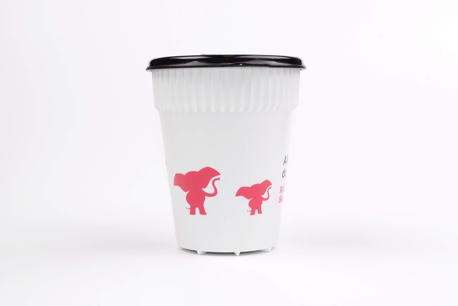 Merch – hravý sloní téglik Růžový Slon (0,3 l)