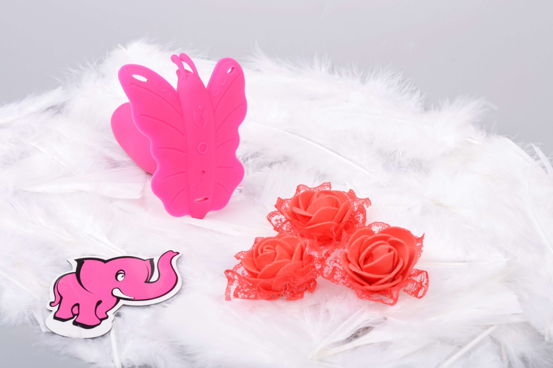 Vibračný motýlik Lovely Delight, ružový