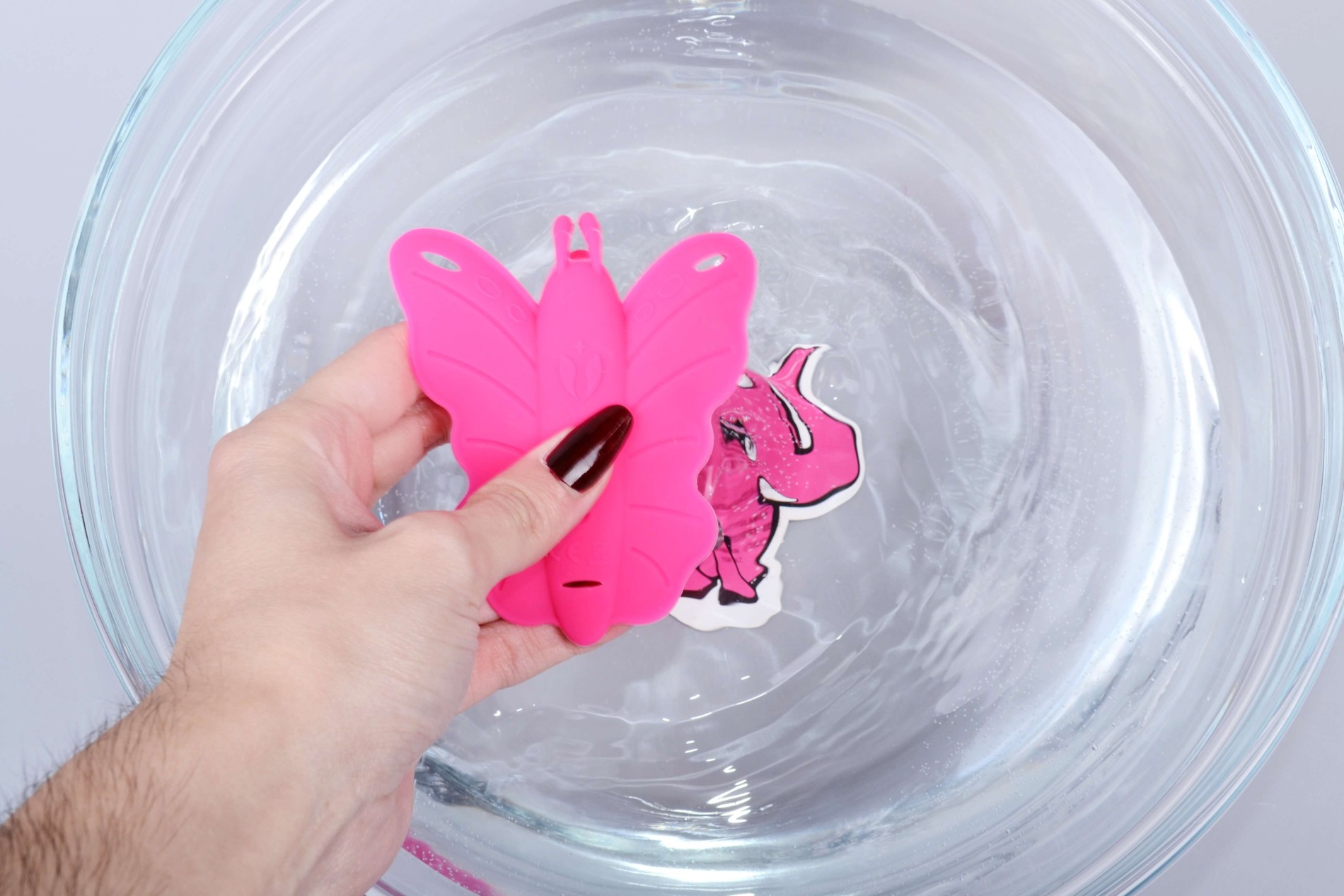 Vibračný motýlik Lovely Delight, ružový