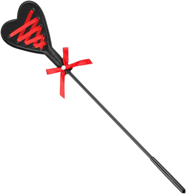 Koženkový bičík Heart Me! (47 cm)