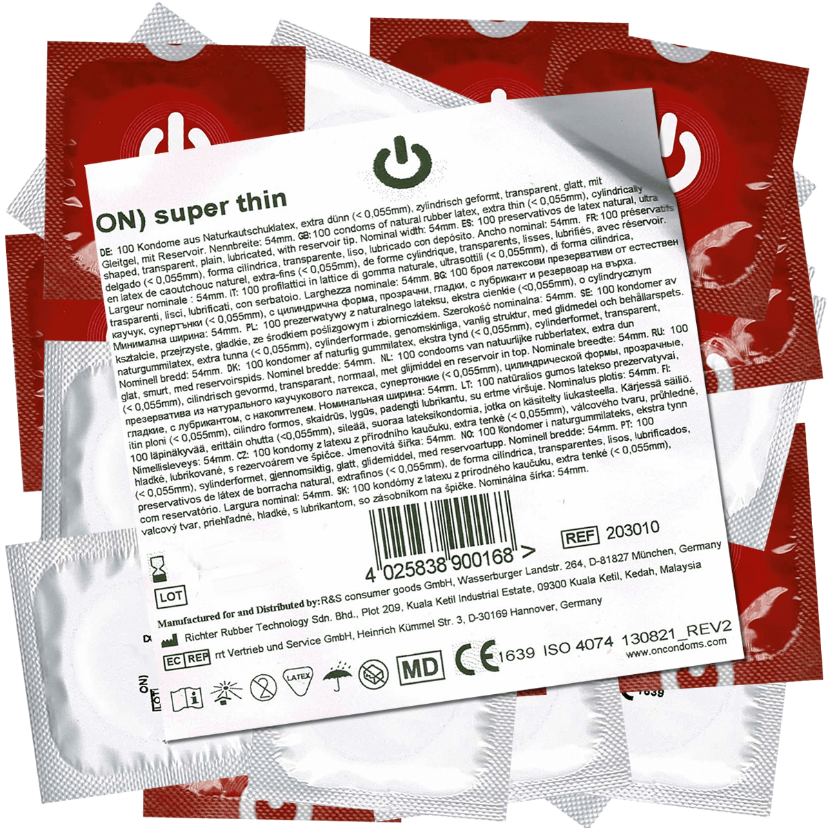 On) Bulk-Pack: Super Thin, 100 thin condoms