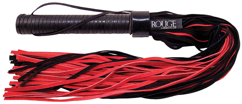 ROUGE Long Suede Flogger Leather Handle