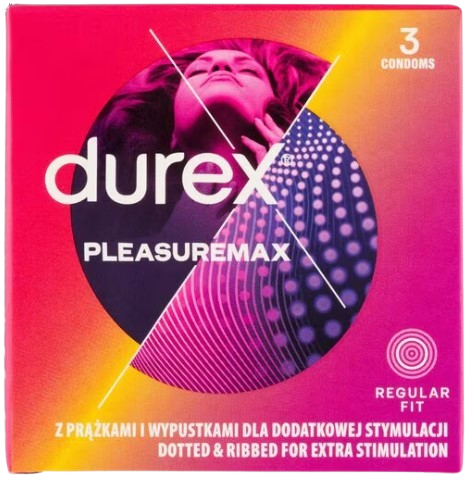 Durex Pleasuremax –  vrúbkované kondómy