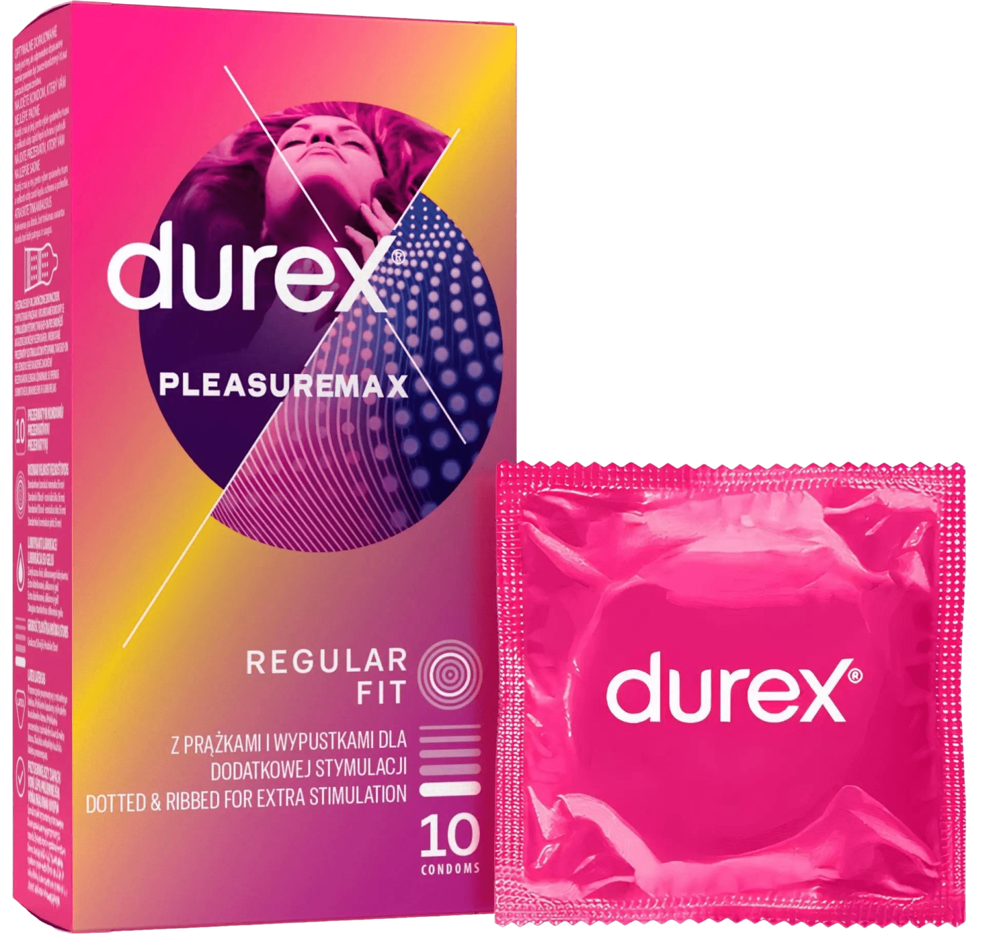 Durex Pleasuremax –  vrúbkované kondómy