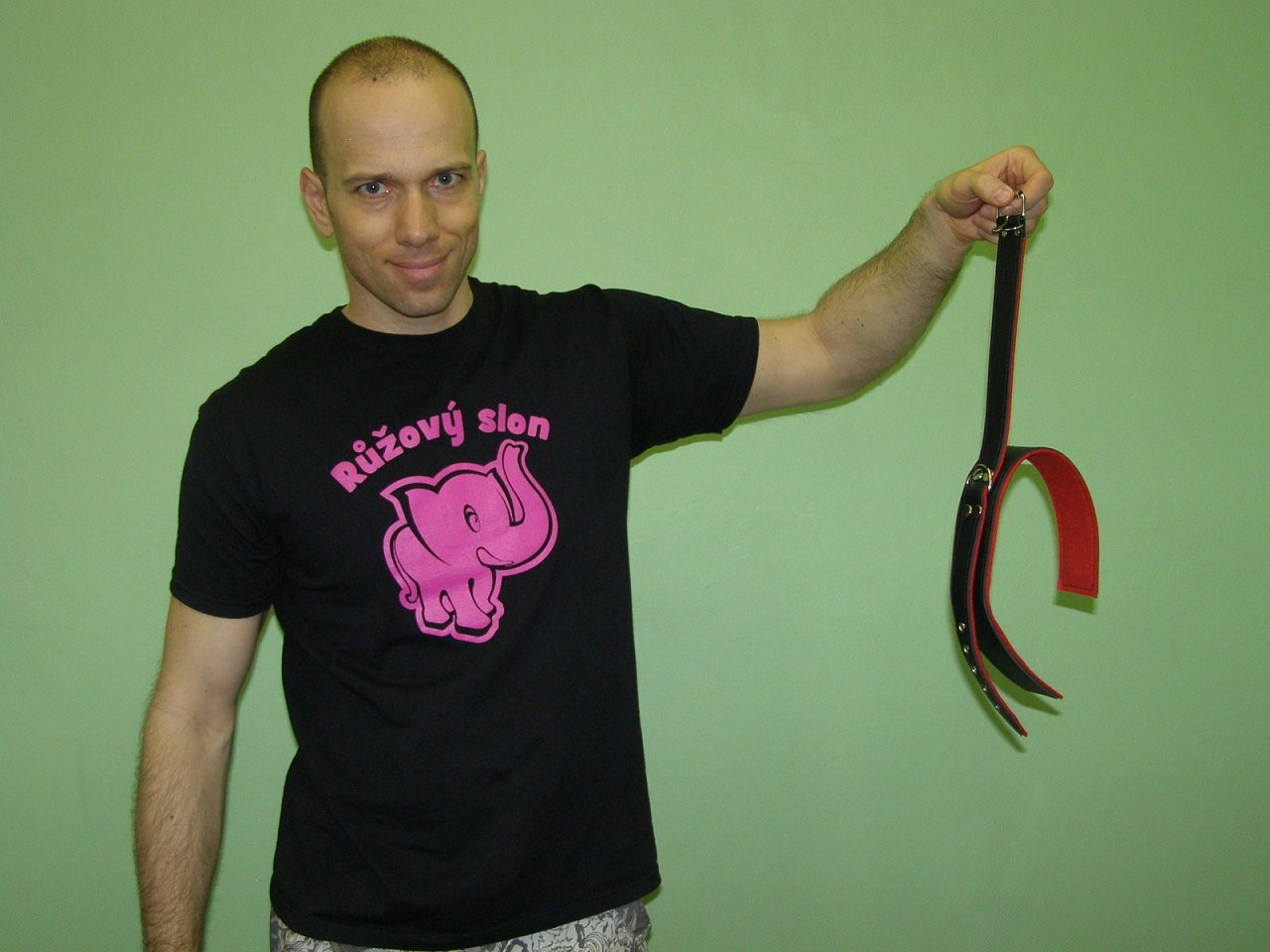 Obojok kožený a Adam