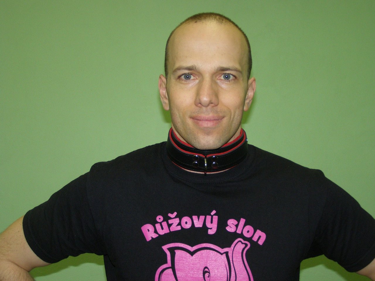 Obojok kožený a Adam