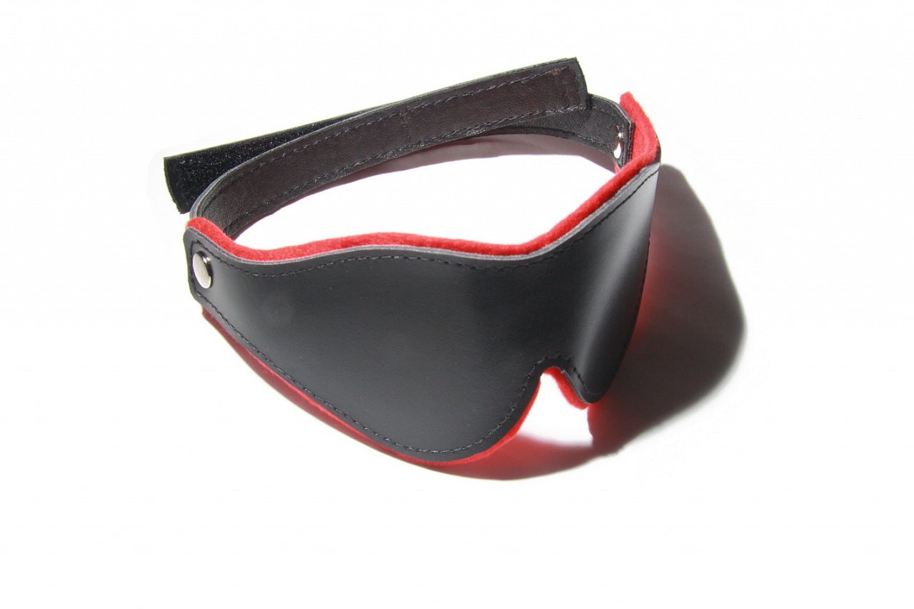 Kožená maska na oči