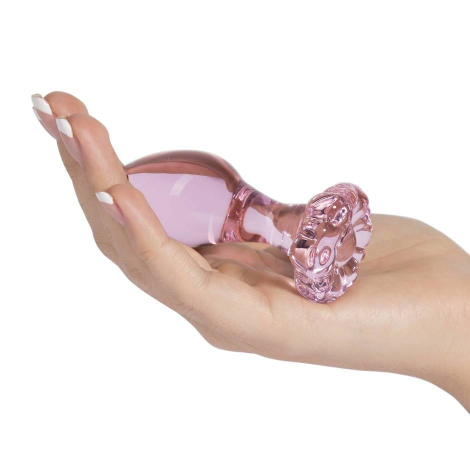 Análny kolík Flower Glass Plug