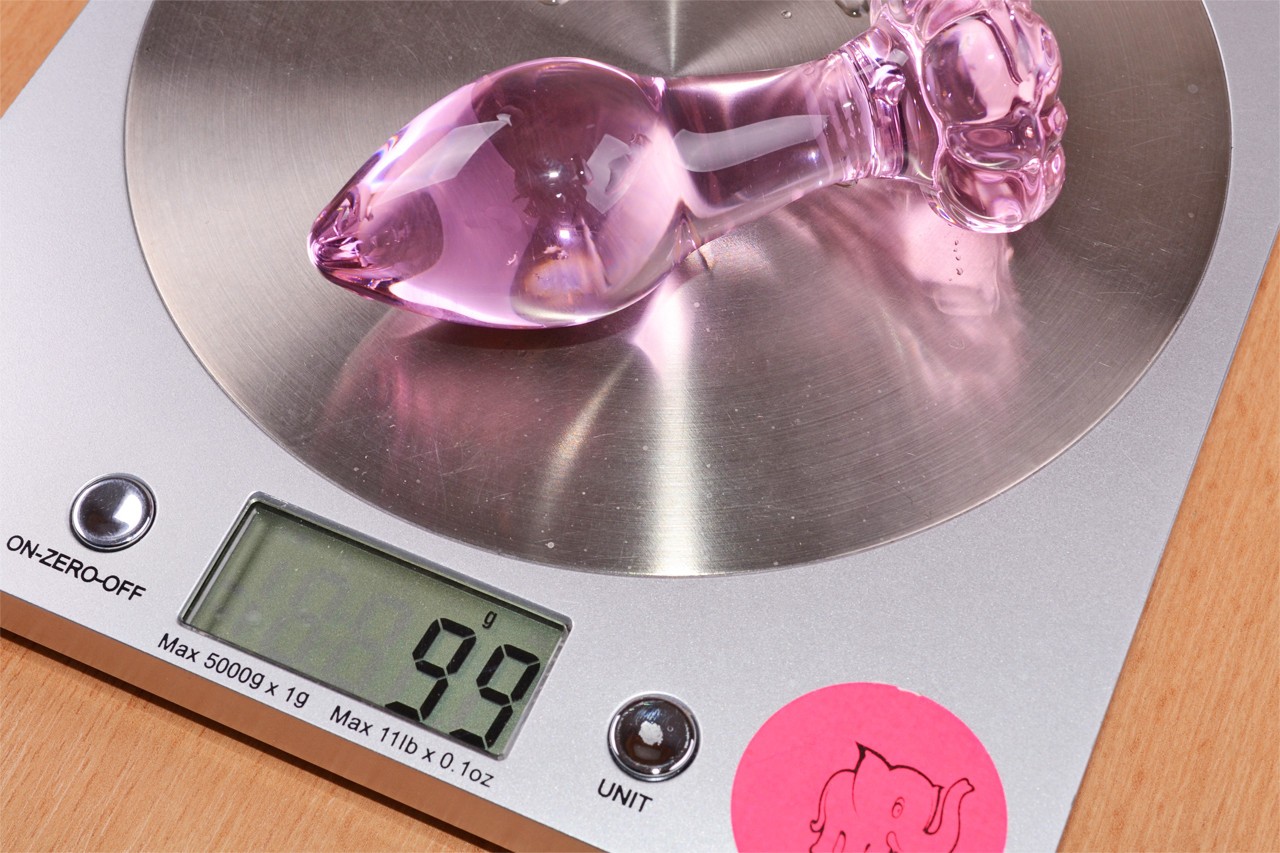 Análny kolík Flower Glass Plug na váhe