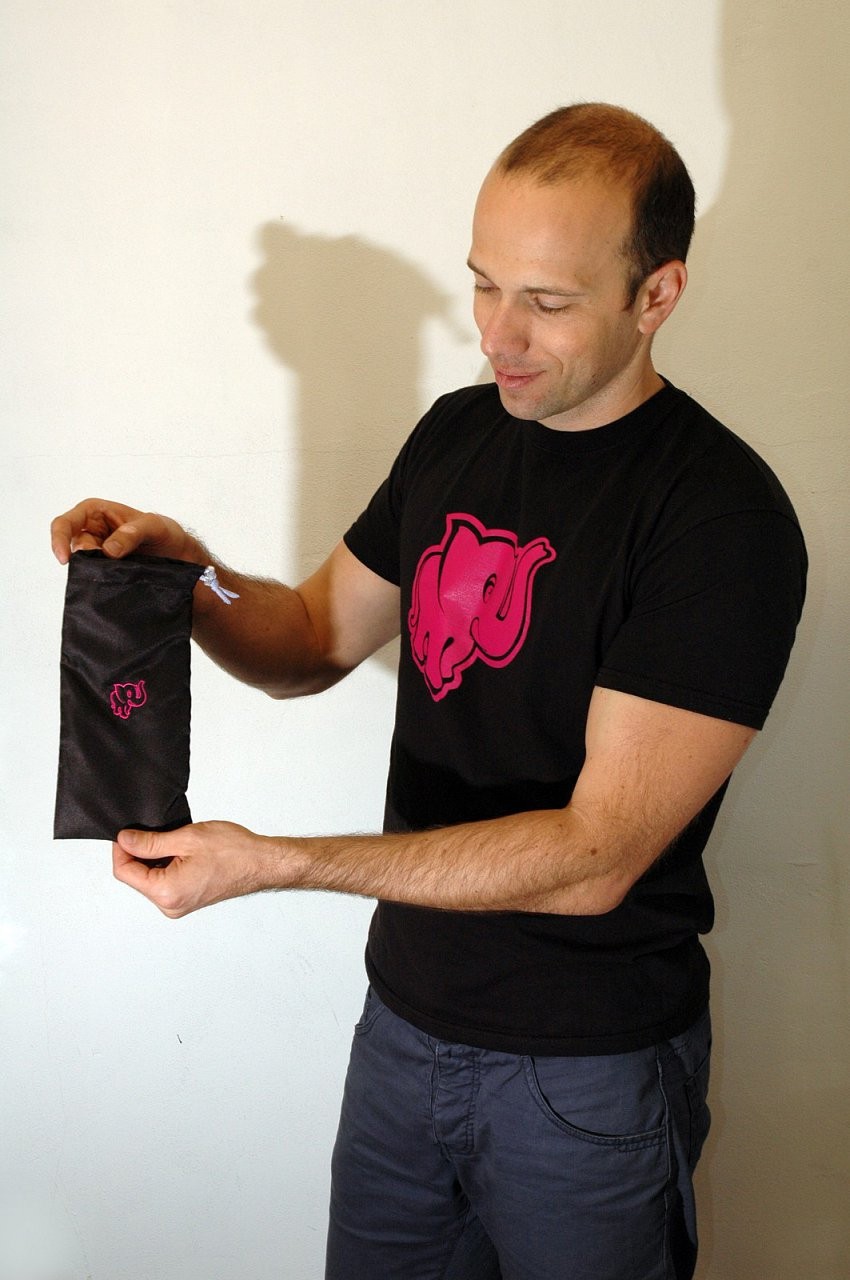 textilné vrecúško na vibrátor Čučoriedka Original