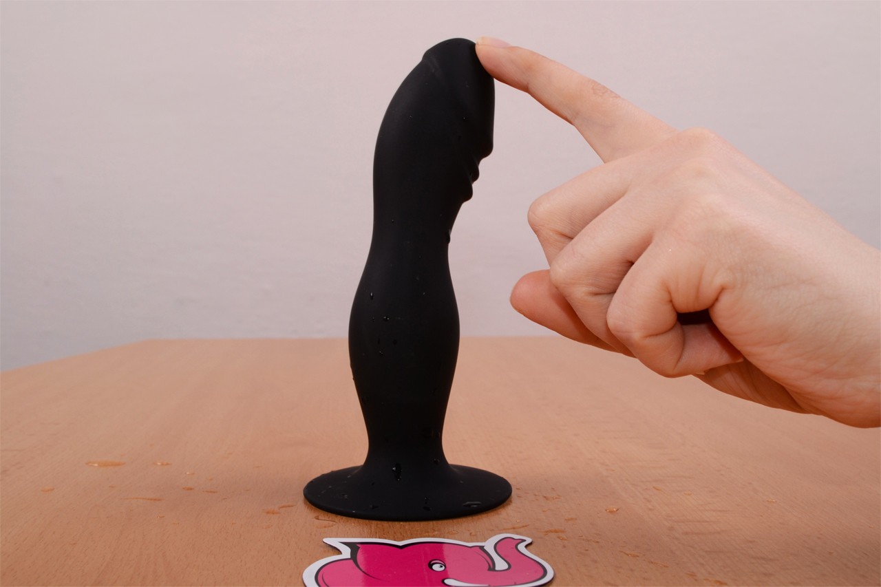 Análne dildo Black Stud - s rukou