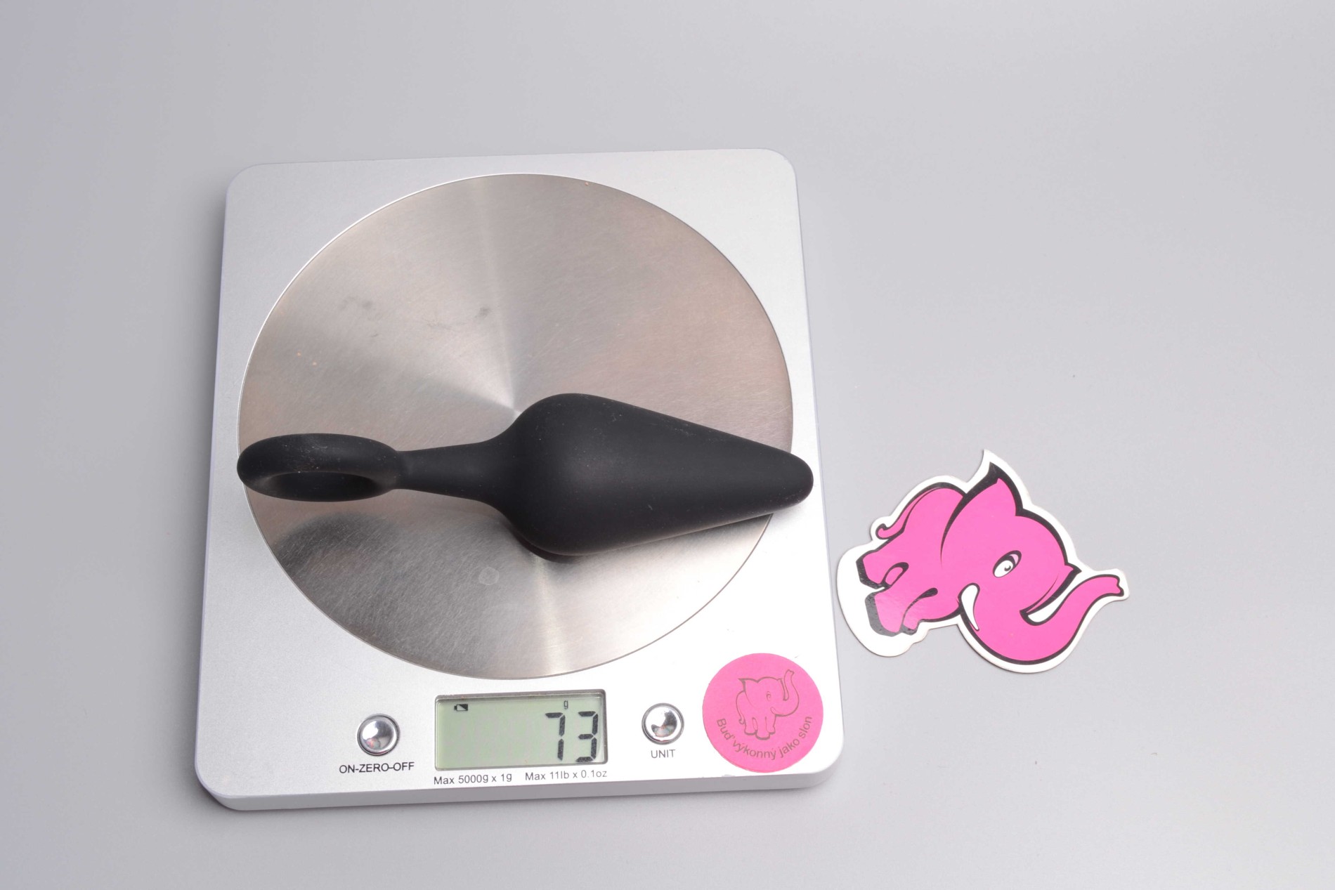 Análny kolík Soft Feel s očkom, veľký, na váhe