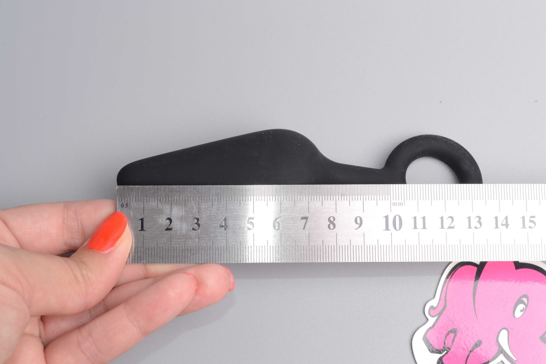 Análny kolík Soft Feel s očkom, veľký, rozmery