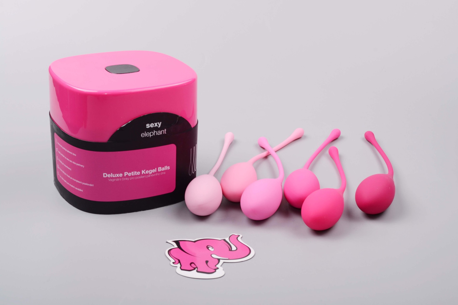 Sada vaginálnych činiek Deluxe Petite Kegel Balls