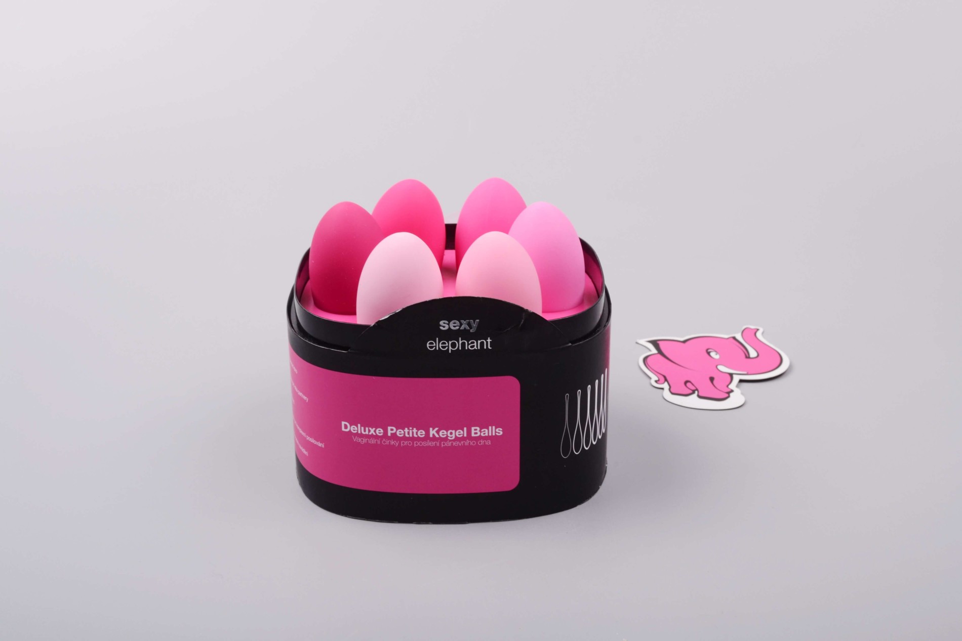 Sada vaginálnych činiek Deluxe Petite Kegel Balls