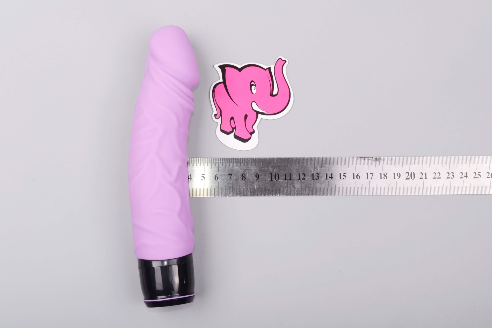 Silikónový vibrátor Čučoriedka Original (20 cm), rozmery