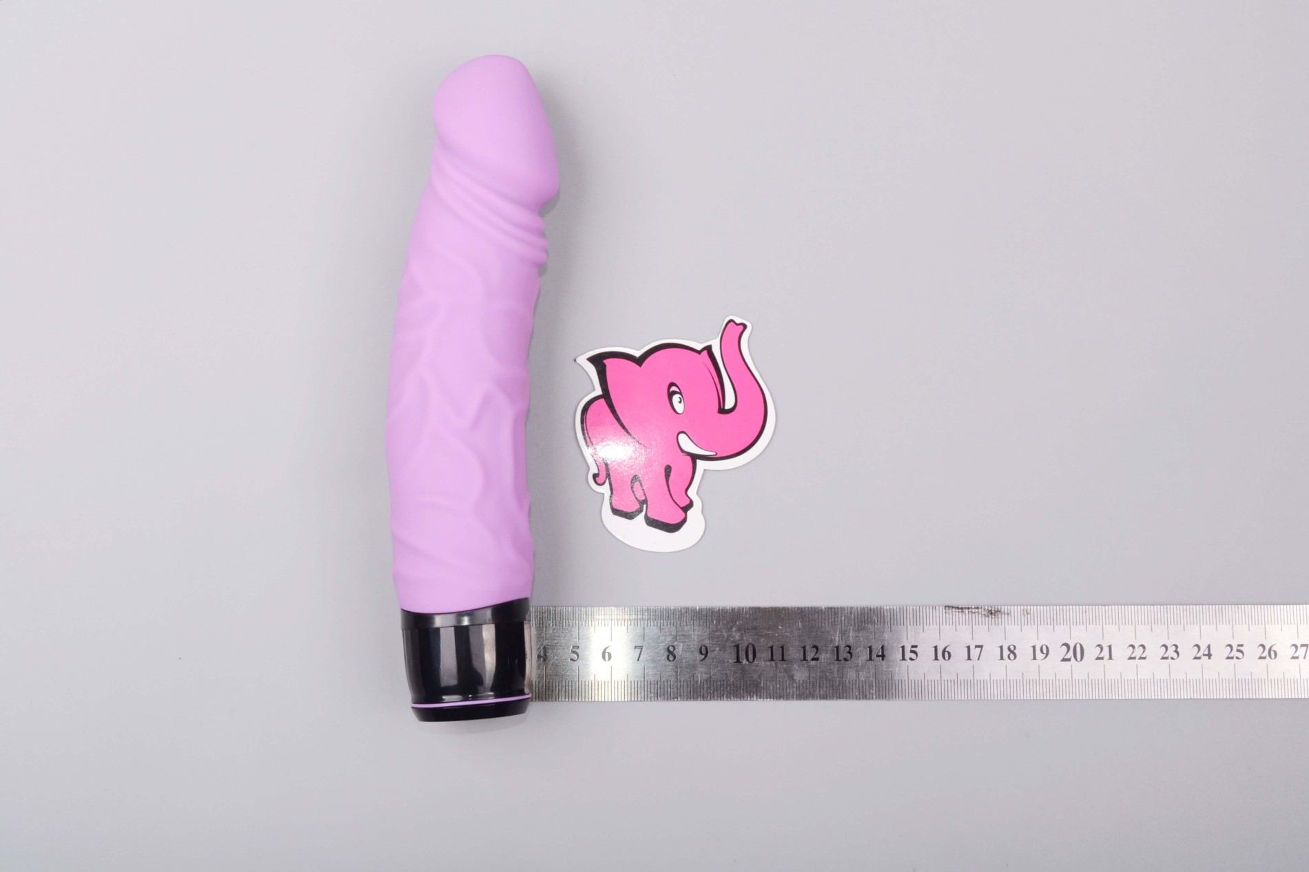 Silikónový vibrátor Čučoriedka Original (20 cm), rozmery