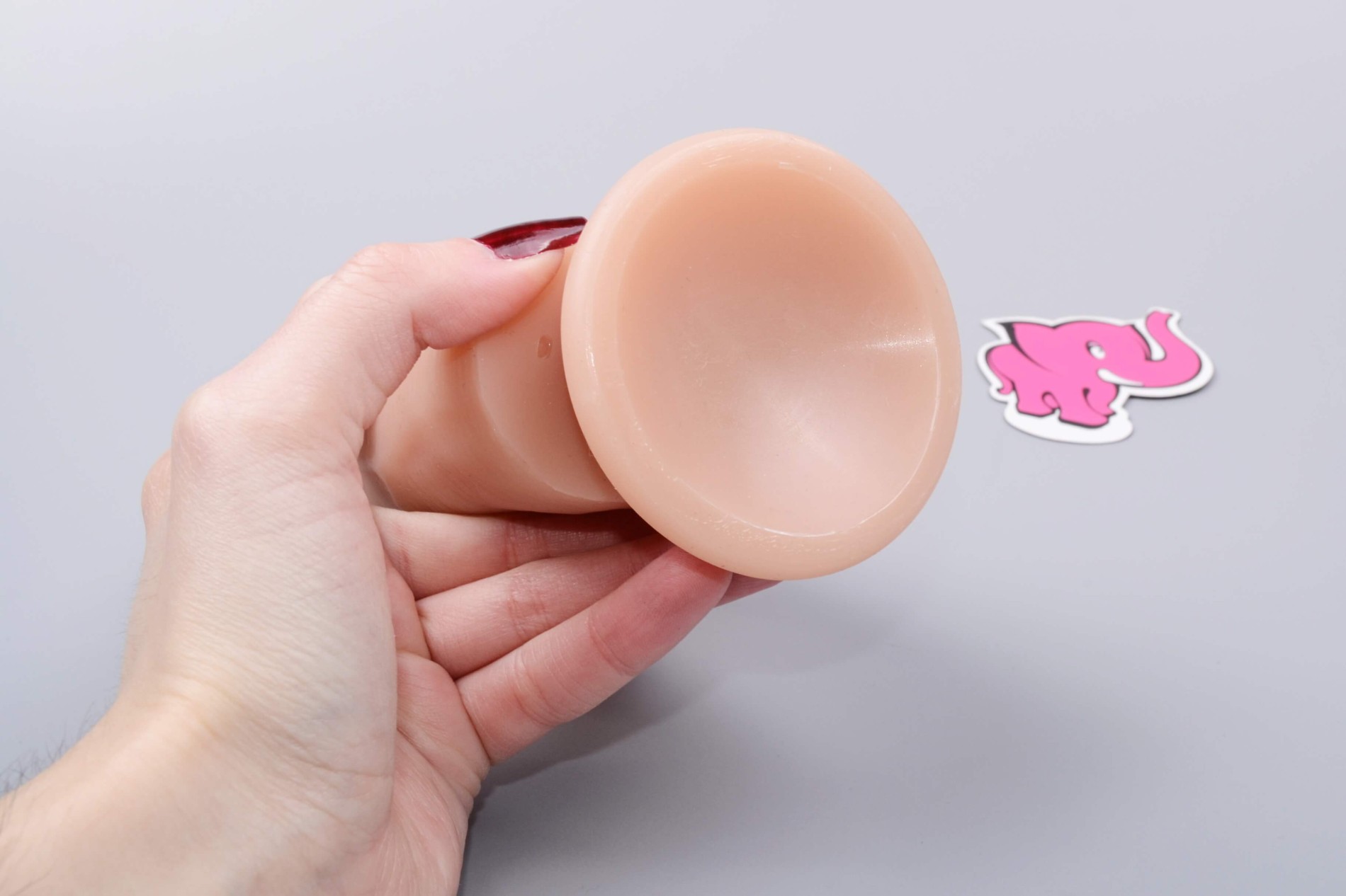 Realistické dildo Double Pleasure (18 cm), prísavka