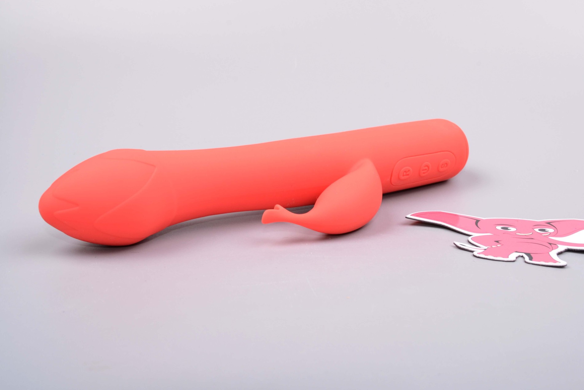 Vibrátor s výbežkom na klitoris Tulip