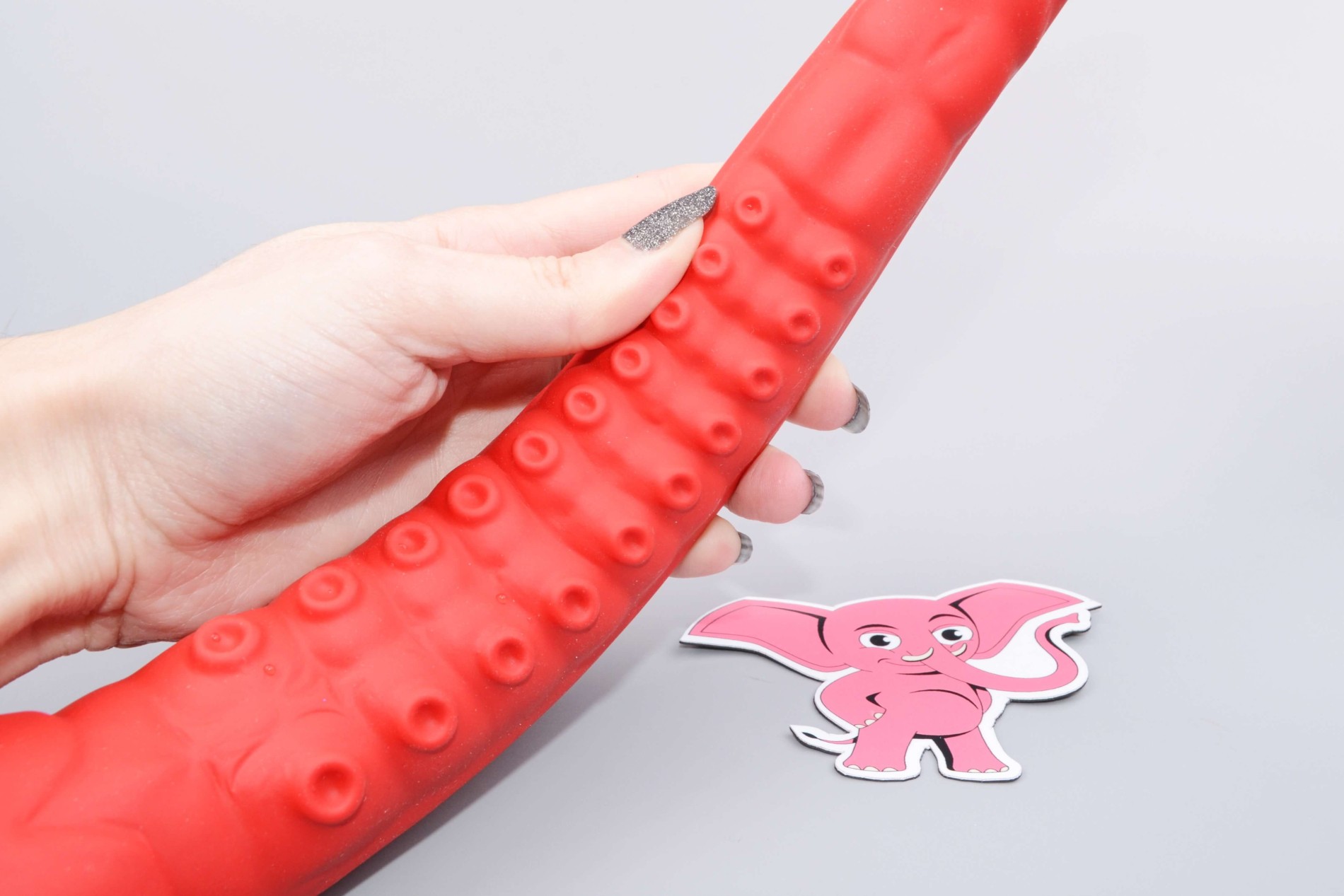 Monster dildo s prísavkou Octopoda (32 cm), ohýbanie