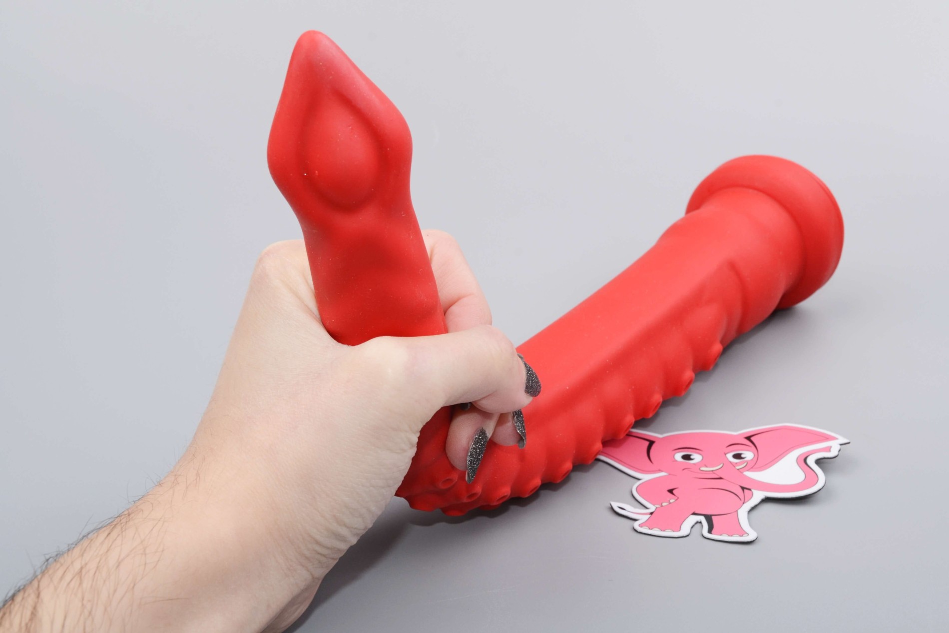 Monster dildo s prísavkou Octopoda (32 cm), ohýbanie