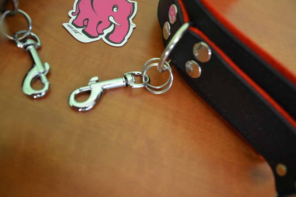 Kožené putá na ruky BlackRed