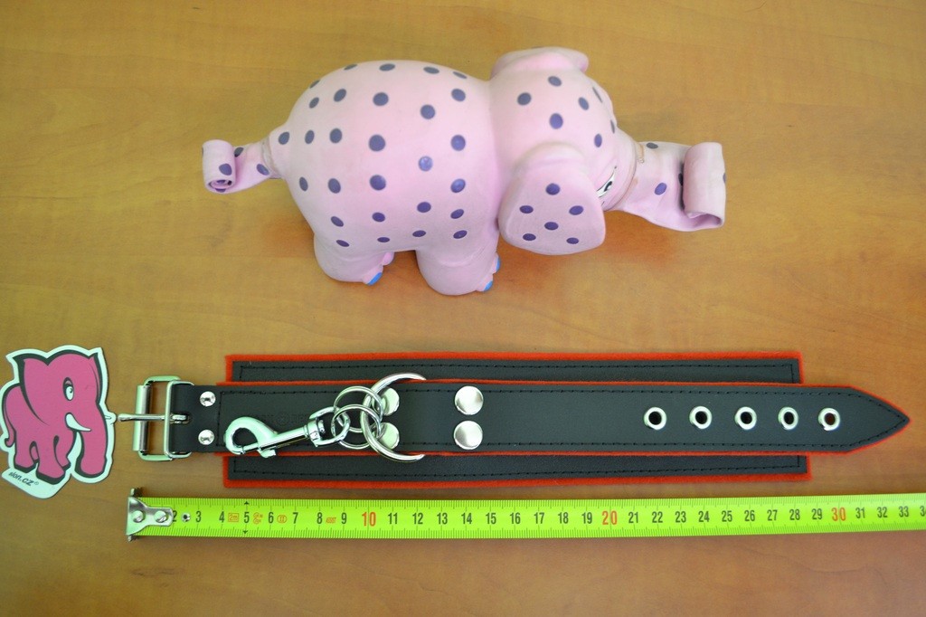 Kožené putá na ruky BlackRed