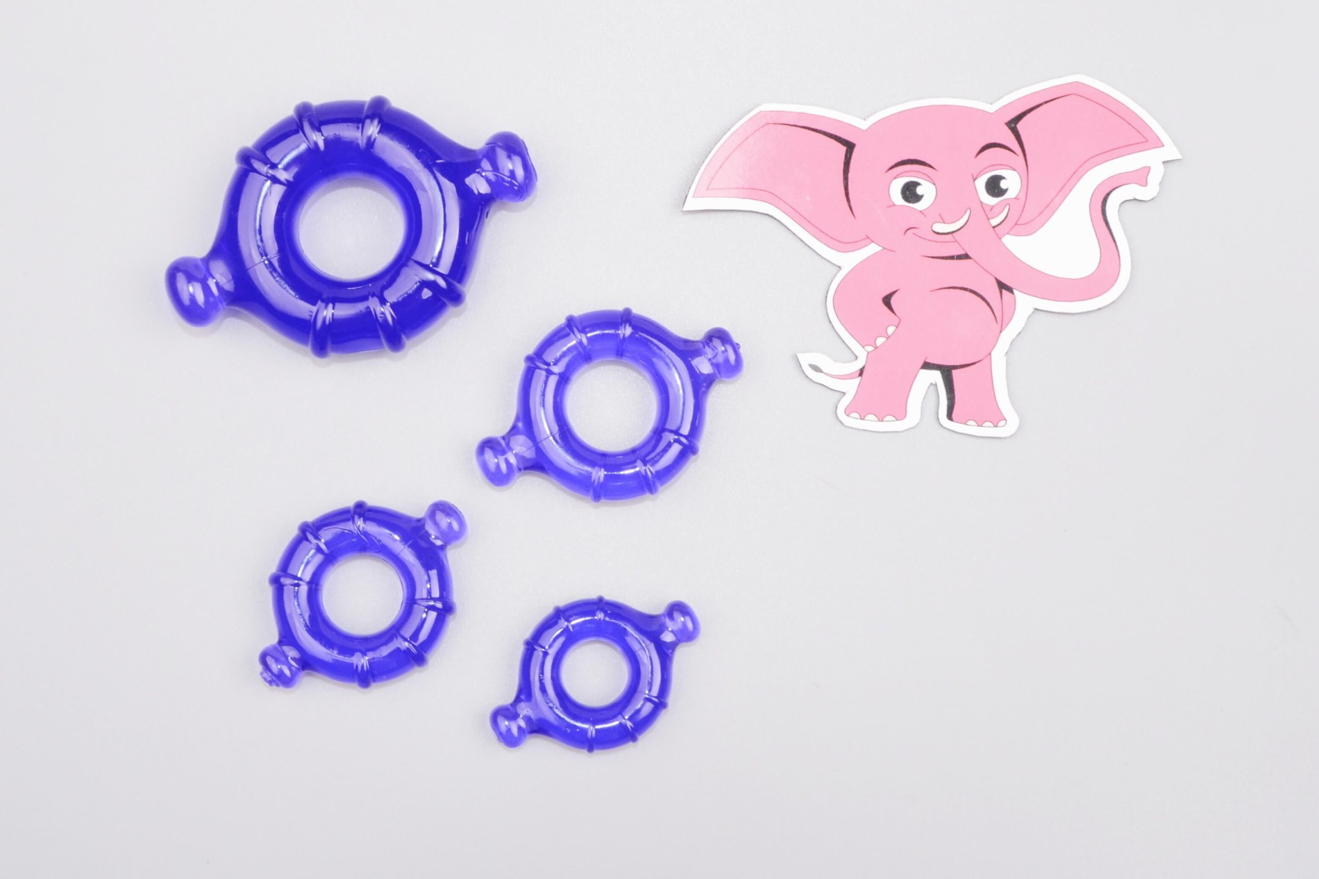 Erekčné krúžky Vitality - sada 4 pomôcok