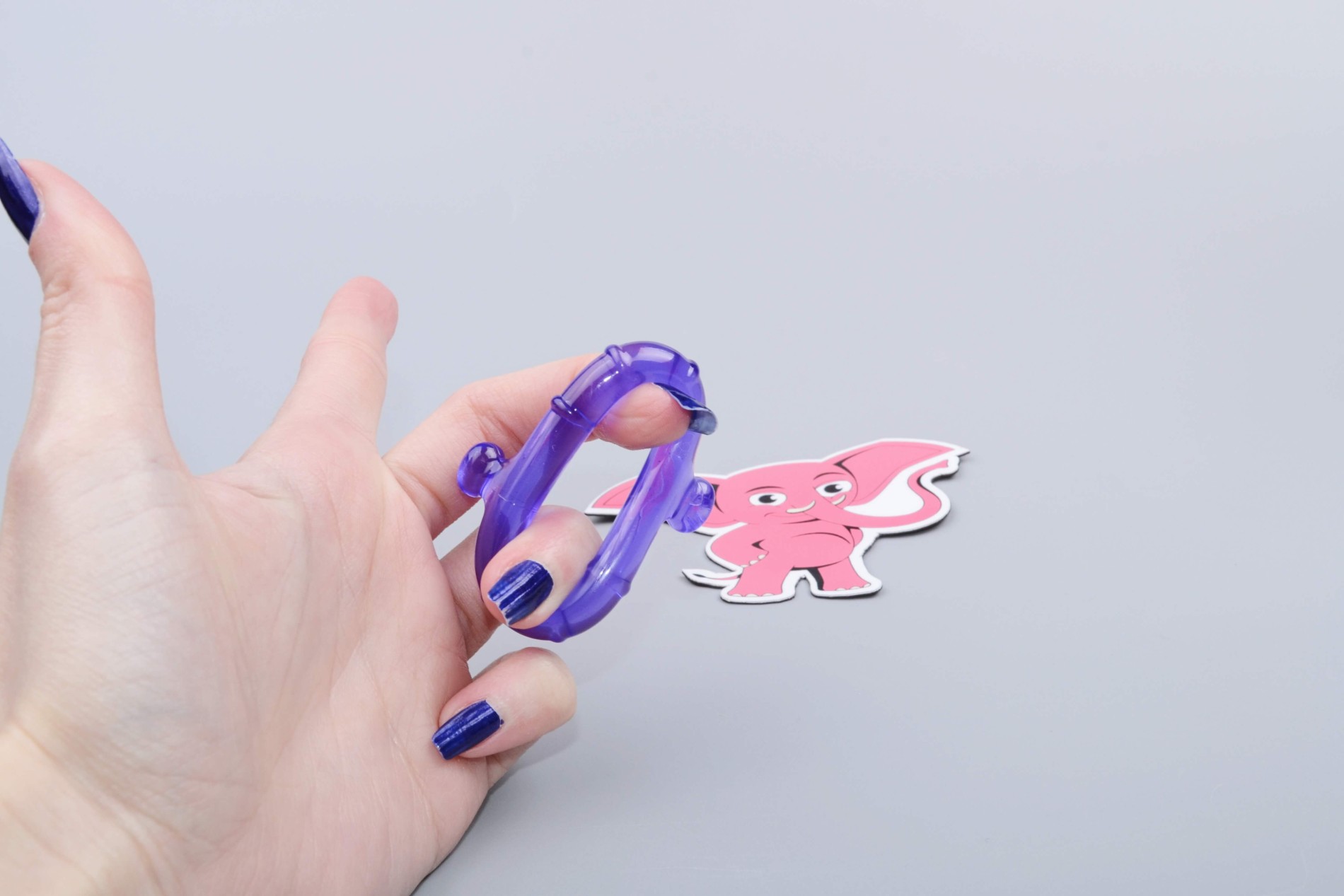 Erekčné krúžky Vitality - sada 4 pomôcok, v ruke