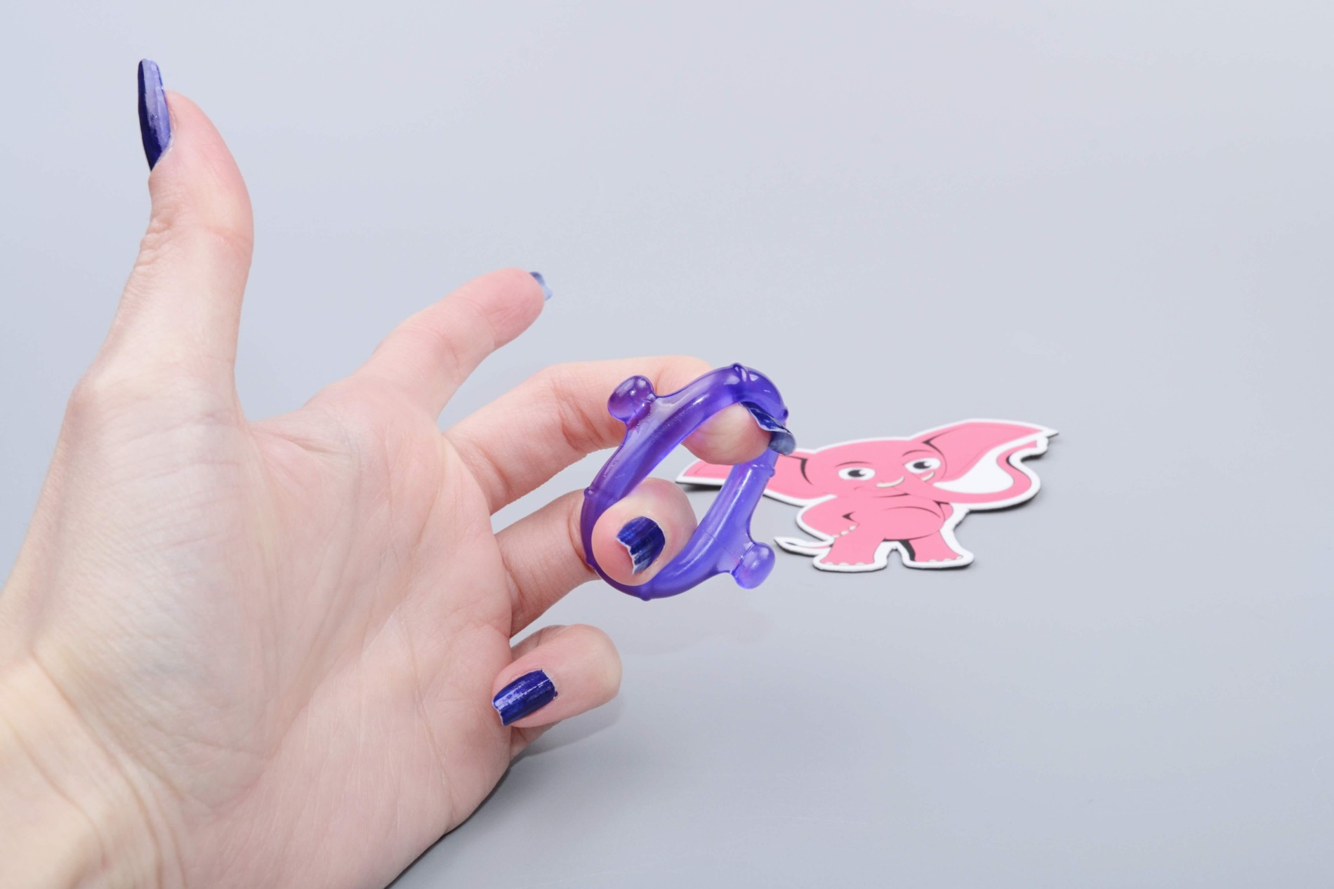 Erekčné krúžky Vitality - sada 4 pomôcok, v ruke