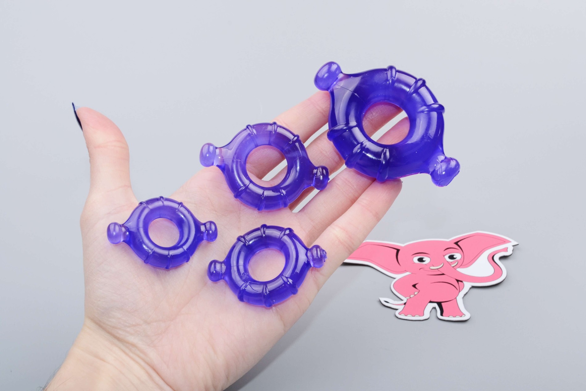 Erekčné krúžky Vitality - sada 4 pomôcok