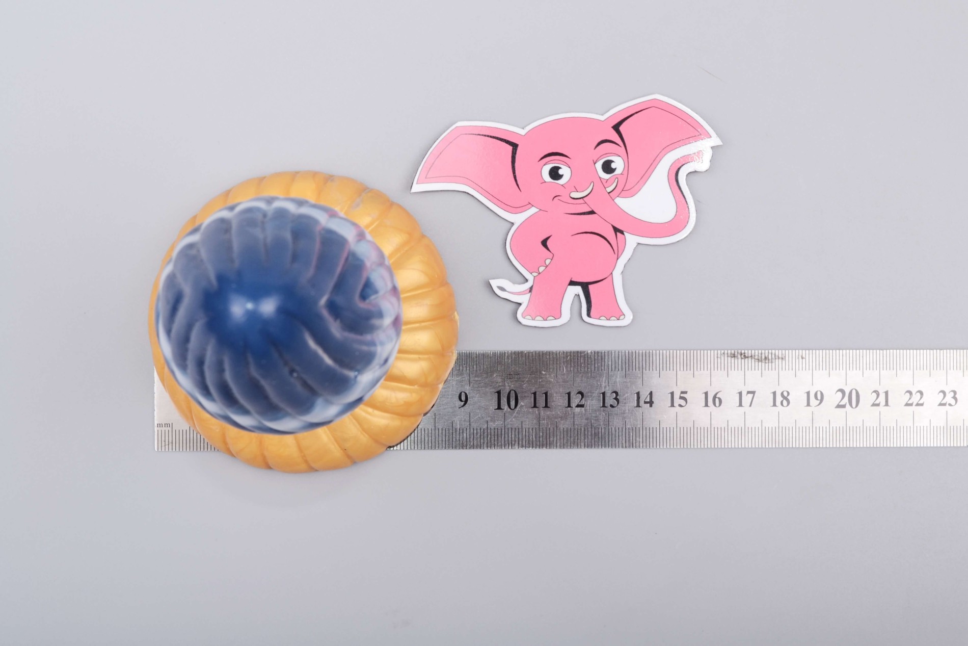 Monster dildo Behemot (17,5 cm), rozmery