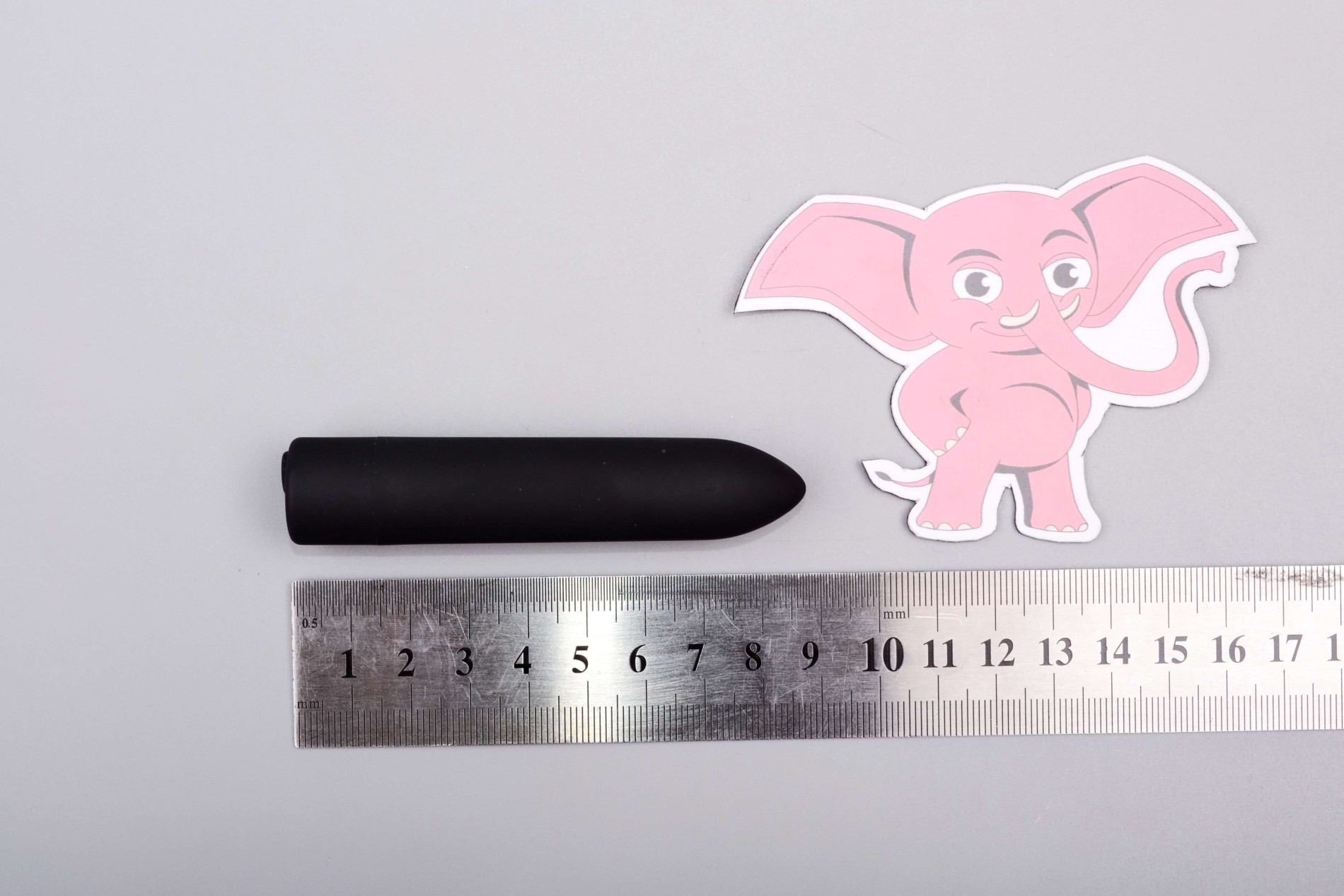 Vibračná patróna Bullet Pro, rozmery