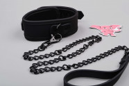 BDSM sada Midnight Temptations, obojok s vodítkom