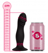 Análne dildo Black Stud (15 cm)